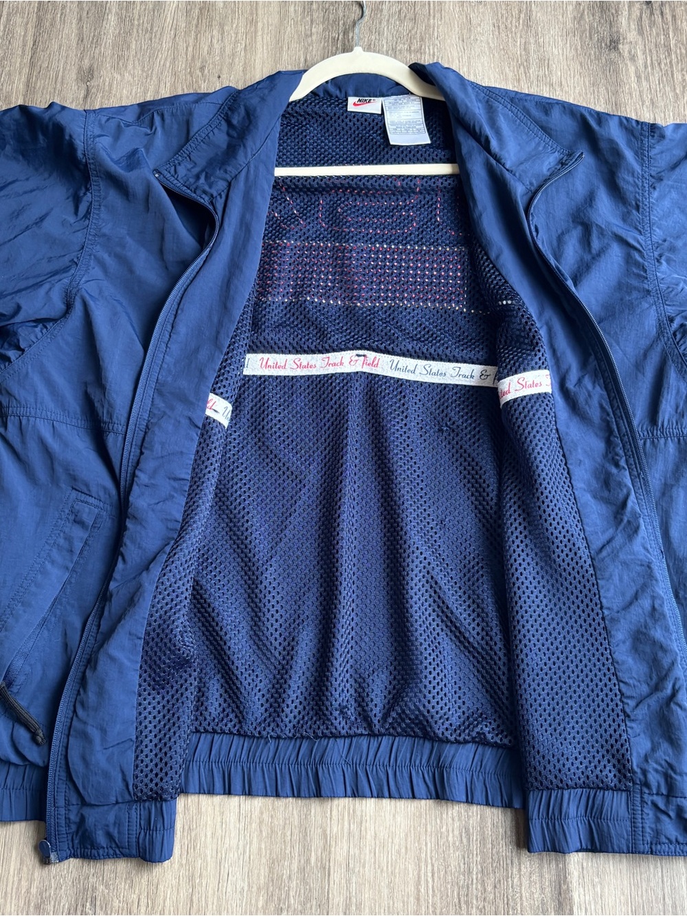 Vintage 1996 Olympics Nike USA United States Track & Field Jacket Mens Large - Picture 3 of 10